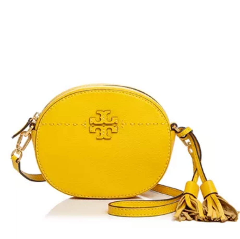 Tory Burch Yellow McGraw Crossbody
